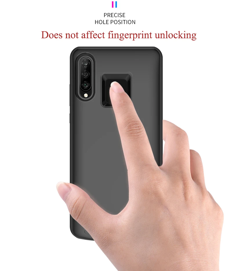 For Huawei P30 Lite Battery Case Silm Silicone shockproof Power Bank Case For Huawei Nova 4E Battery Charge Case Charging Cover