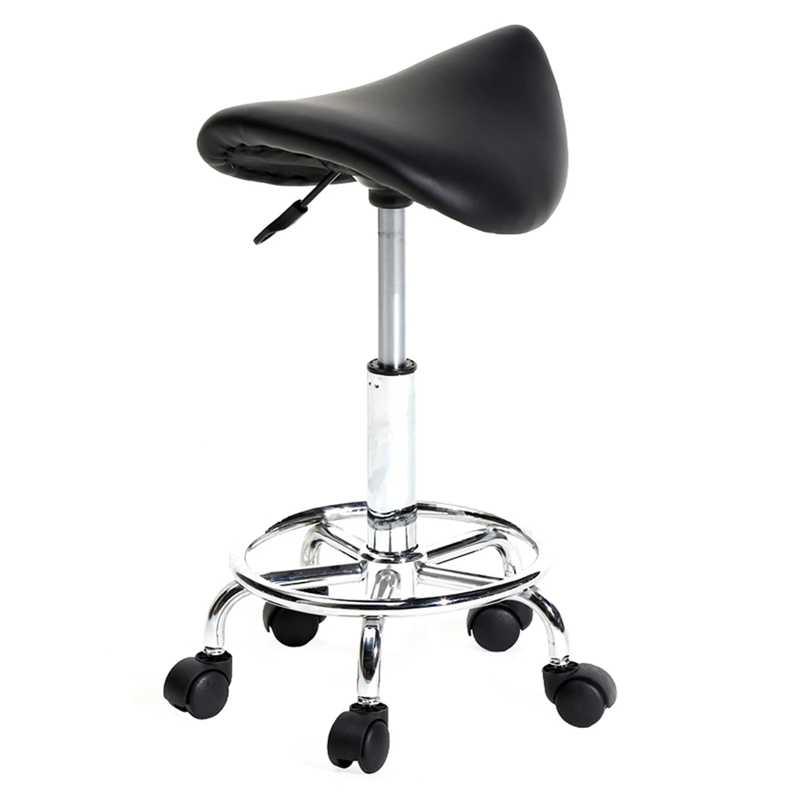 Bar Stool Saddle Stool Ha Ha Feet Rotation Bar Stool Black Spa Tattoo Facial Massage Salon Furniture