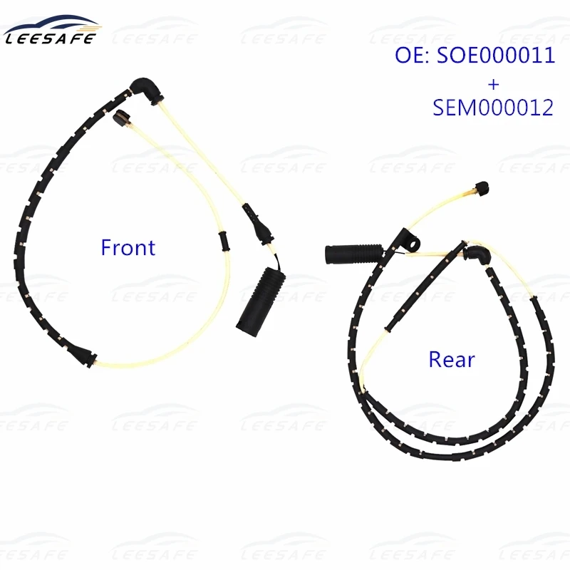 

SOE000011 + SEM000012 передняя + Задняя Тормозная колодка датчик износа для Rover RANGE ROVER III L322 2002-2012 Замена датчика тормозной сигнализации