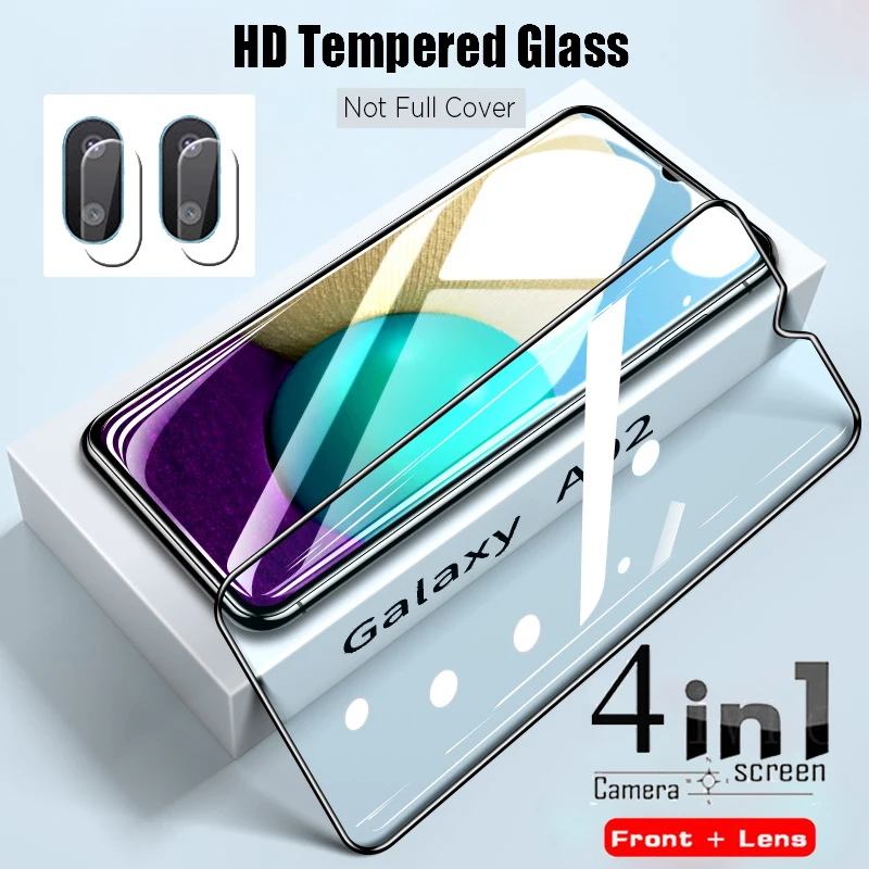 

galaxy A54 Protective glass Samsung a03s, Samsung a 54 tempered glass for Samsung a02s glasses A52 A52s A33 A73 A53 5G A34 protection camera a02 screen protection Galaxy A03s