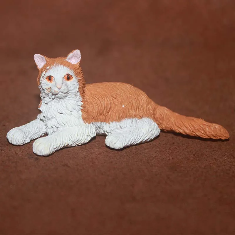 Figurines d'animaux de compagnie en forme de petits chats, Miniatures égyptien, turque, Angora, Abyssinian, jouets