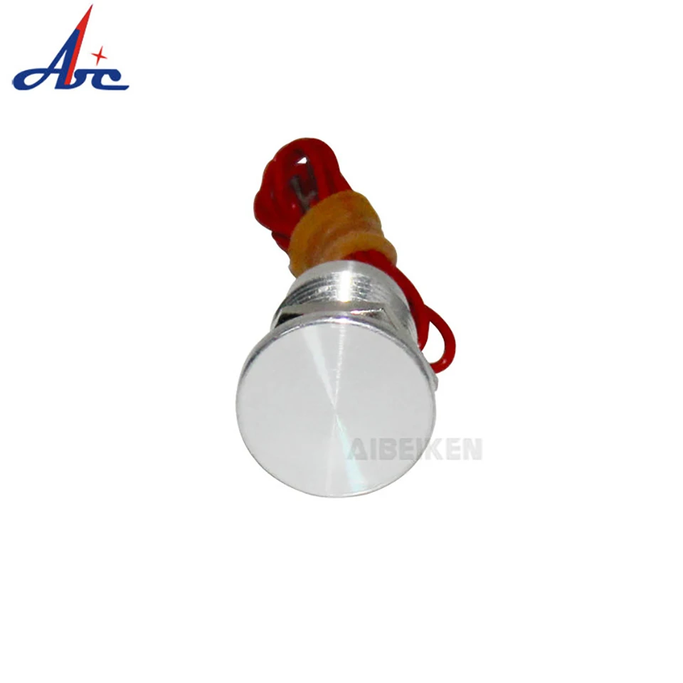 IP68 Waterproof 12mm 16mm 19mm Normally Open Momentary  Flat head Stainless steel small piezo switch touch with wire