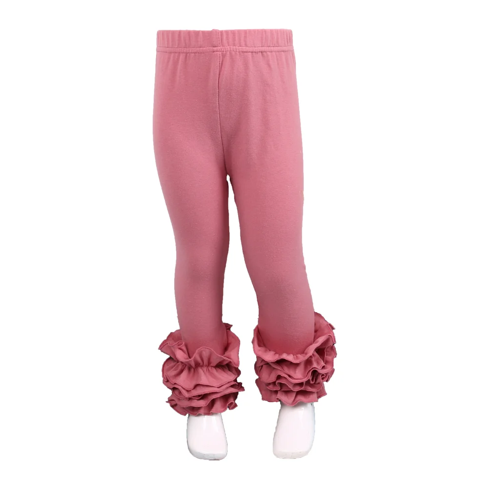 Candy Colors bambini ragazze volant Leggings Toddler Baby Cotton Bottoms pantaloni a matita primavera autunno bambini pantaloni lunghi