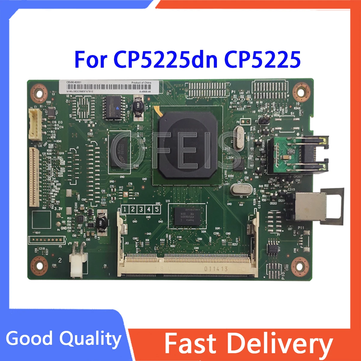 New original  for HP5225 CP5225dn Formatter Board CE490-60001 CE490-67901 printer parts on sale