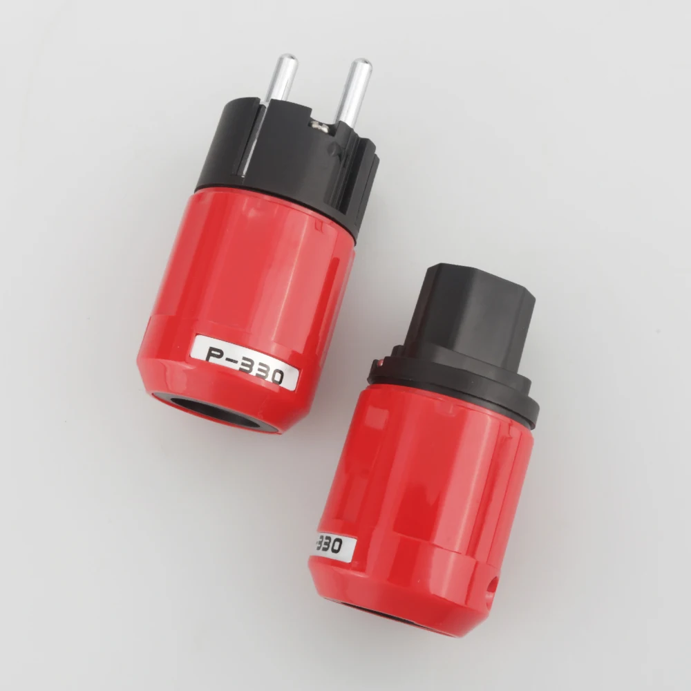 أوديوكراست-زوج من قابس طاقة الروديوم ، قابس الاتحاد الأوروبي Schuko AC ، موصل IEC ، سلك طاقة DIY