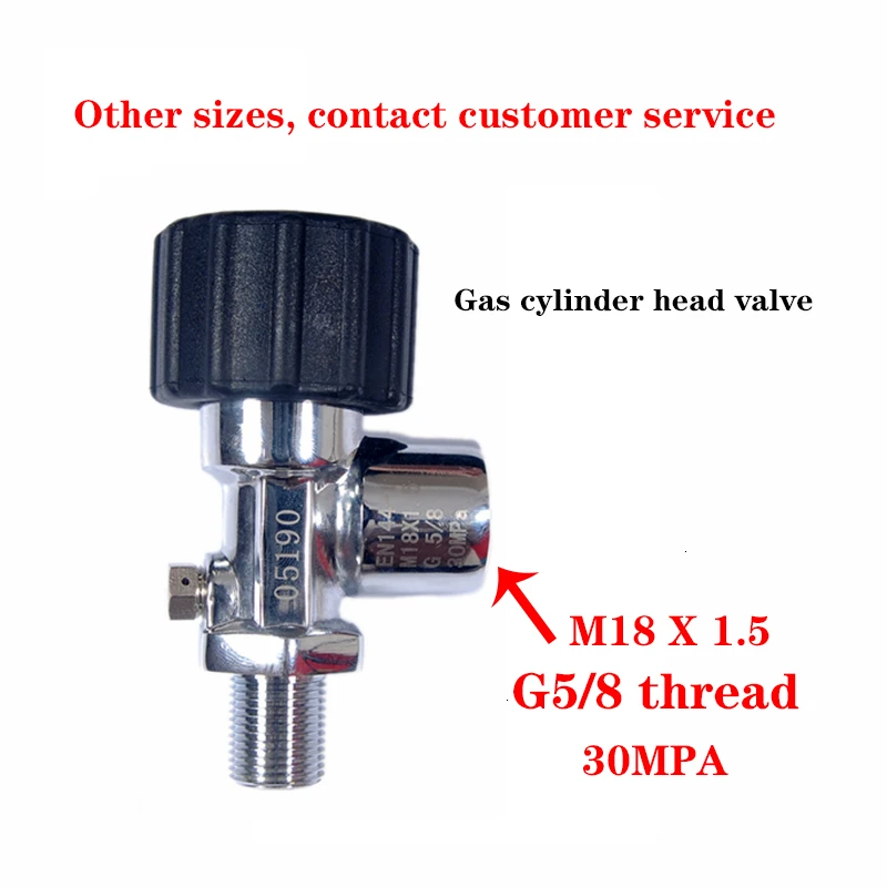 30MPA High Pressure Cylinder Head Valve Large Cylinder to Gas Converter Gas Converter Gas Converter Gas Converter Gas Converter