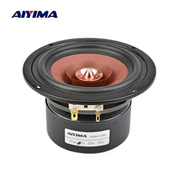 AIYIMA 1Pcs 4 Inch Audio Speaker Driver HIFI 4 8 Ohm 30W Full Range Altavoz Bookshelf Loudspeaker DIY Home Theater Amplifier