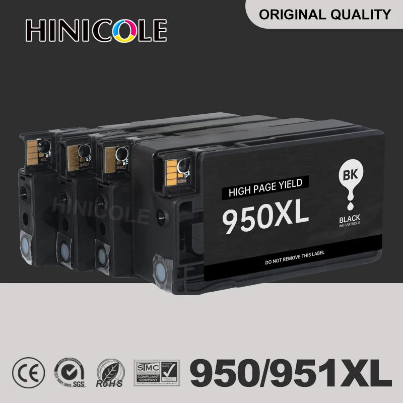 

HINICOLE Ink Cartridges Compatible for HP 950 951 XL Officejet Pro 8100 8600 8630 8640 8610 8620 8680 8625 Printer Cartridge