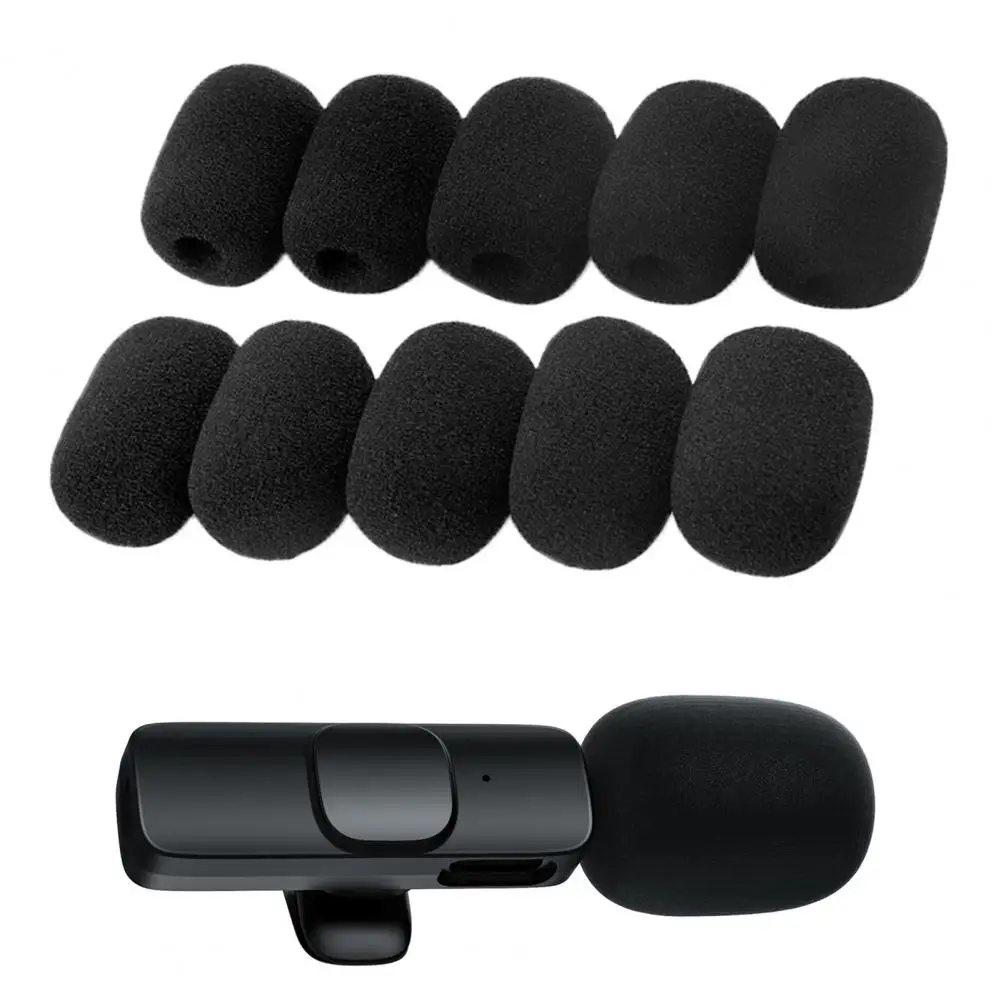 Microphone Foam Protective Microphone Cover Sponge High Density  Excellent Headset Mic Windscreen Replacement