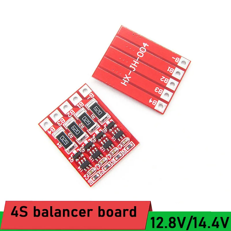 4S 3.6V lifepo4 balancer board lifepo4 balncing full charge battery balance board 4*3.2v 12.8V/14.4V batteries cells BMS