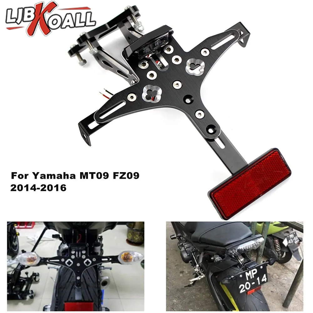License Plate Holder LED Light For Yamaha For  FZ-09 2014 2015 2016 MT09 FZ09 MT FZ 09 Tracer 900 Tail Tidy Fender Eliminator