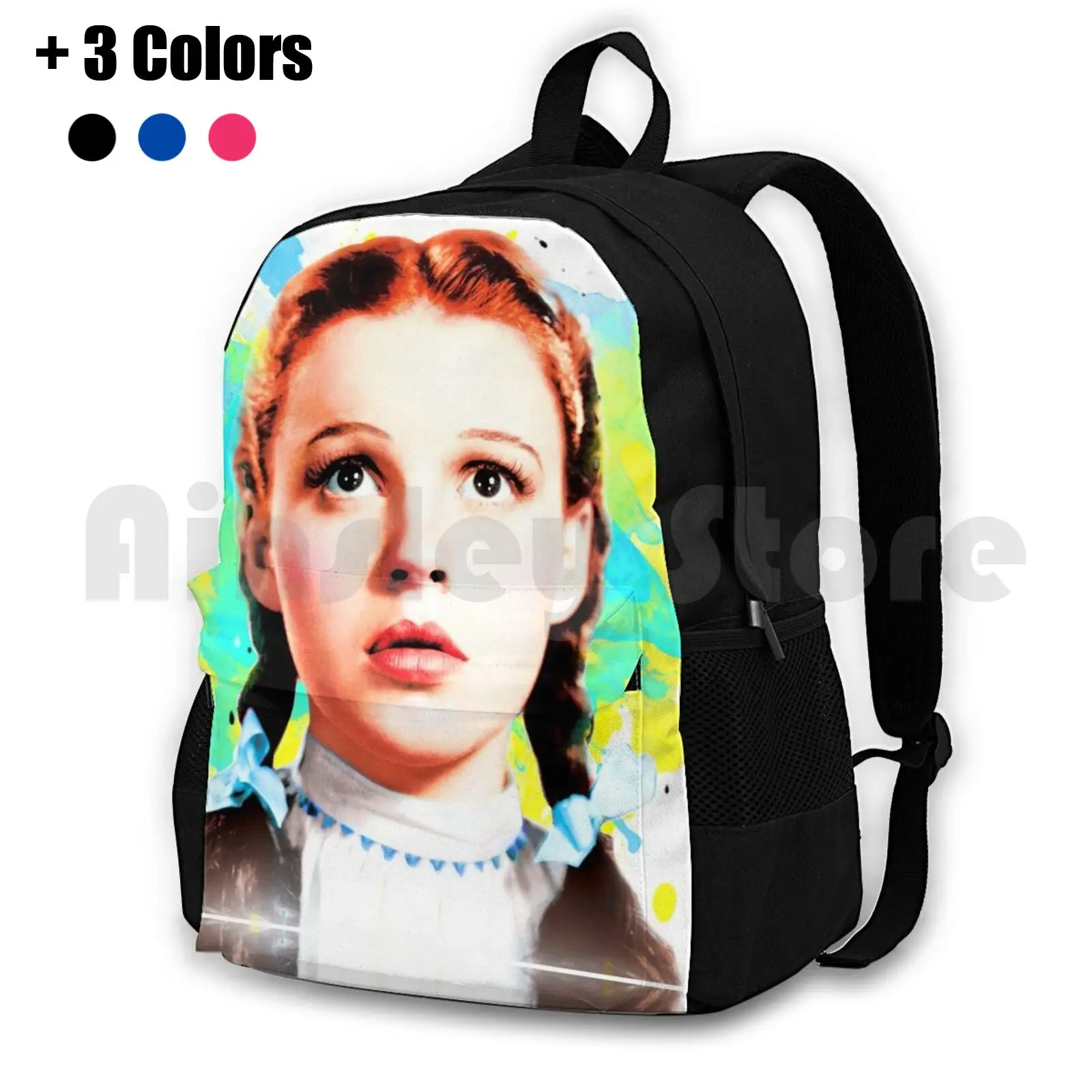 Dorothy Outdoor Hiking Backpack Waterproof Camping Travel Dorothy Gale Judy Garland Vintage Hollywood Film Old Hollywood