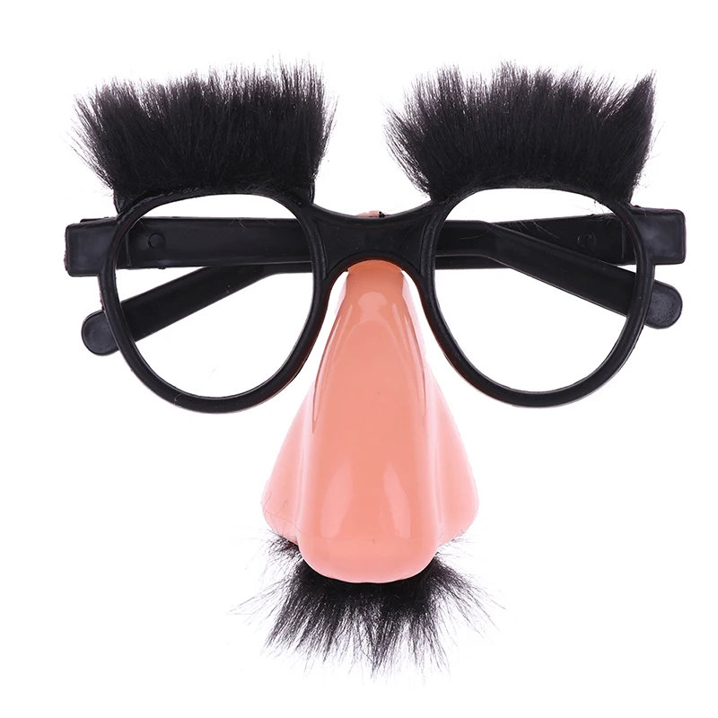 Novelty Toy Big Nose Funny Glasses Toys Party Bar Funny Gags Jokes Accessory Prop Halloween Tricky Decor Kids  Gift