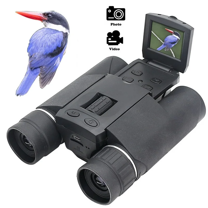 10X25 Powerfull Binoculars HD Digital Binoculars Telescope with Creativity of 1.3MP Digital Camera Outdoors Birdwatching Travel