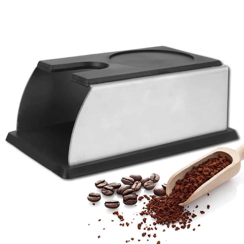 Coffee Tamper Stand for Coffee Machine and Coffee Tamper Coffee Tool Storage Base Stainless Steel Tamping Stand