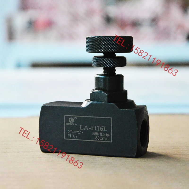 Hydraulic One-way Throttle Valve La-h8lla-h10lla-h16lh20lh25l Flow Control Valve Regulating Valve