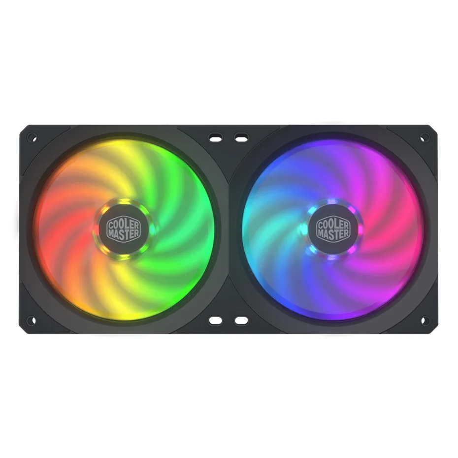 

Cooler Master MasterFan SF240R ARGB 240x120x25mm 120mm Computer Case CPU Cooling fan PWM Silent with Addressable RGB Effect