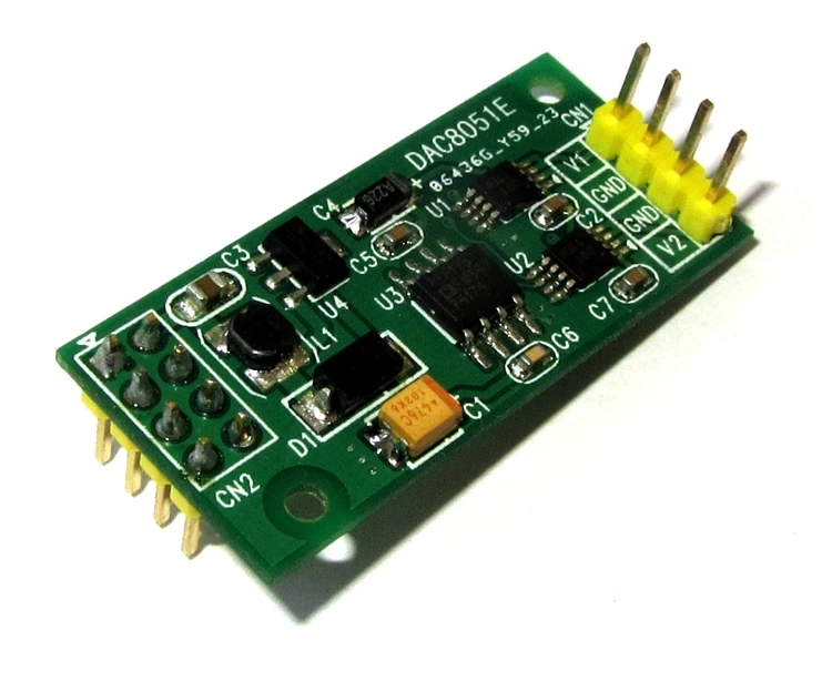 

DAC8501 16-bit DAC Module Dual Output SPI Interface Power Supply 3.3-5.0V