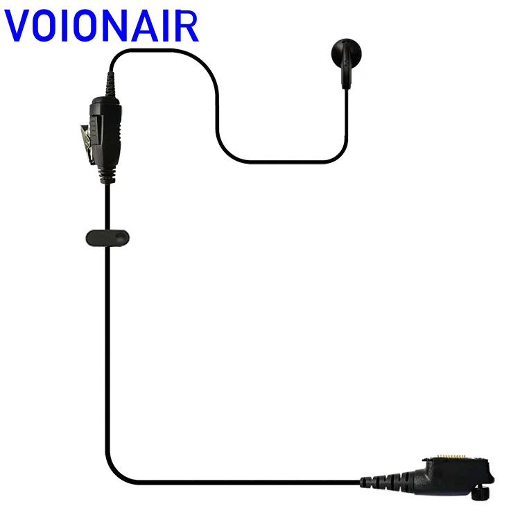 VOIONAIR Ear Bud Earpiece Headset Earphone Speaker Mic PTT for Airbus EADS THR8 TH1N Radio