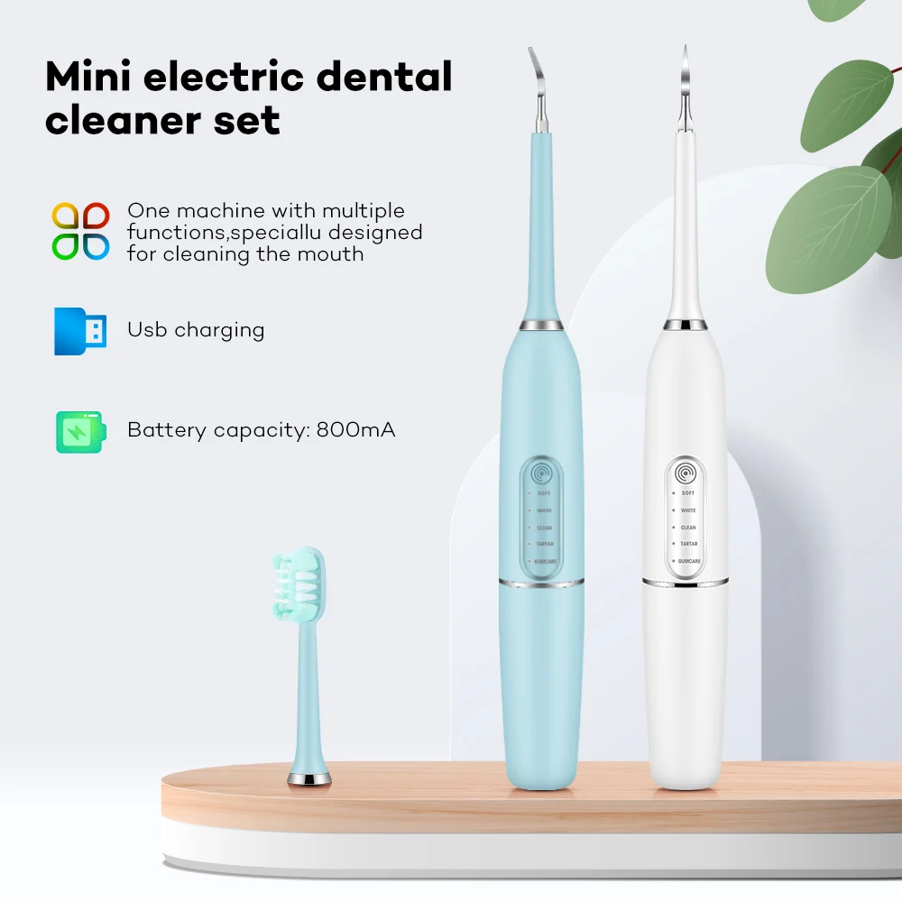 Electric Vibration Tooth Calculus Remover Sonic Dental Scaler Teeth Care Whitening Toothbrush Cleaner Dental Oral Hygiene Tools