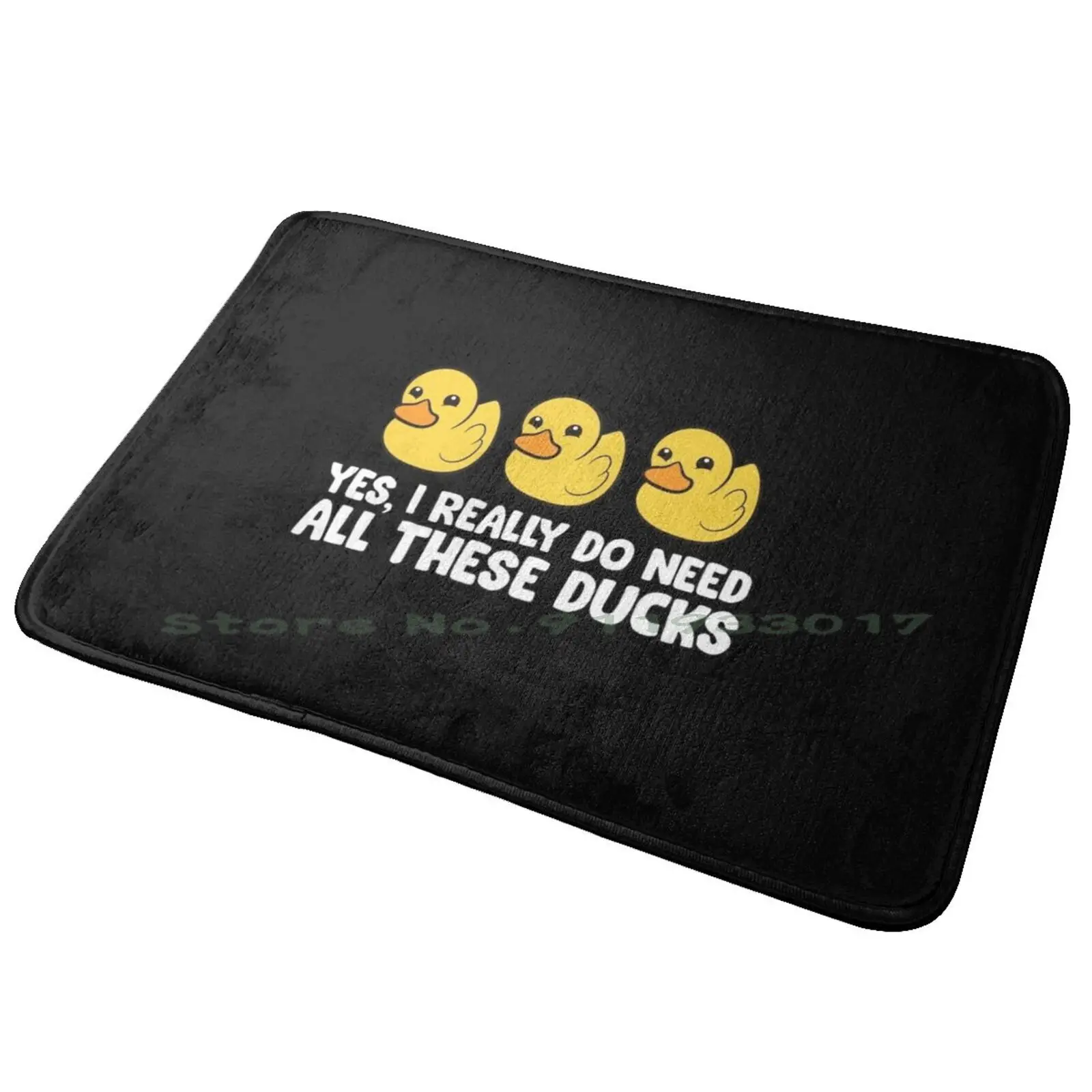 Yes I Really Do Need All These Ducks Entrance Door Mat Bath Mat Rug Sylt North Sea Baltic Sea Hello Coastal Child Anchor Rope