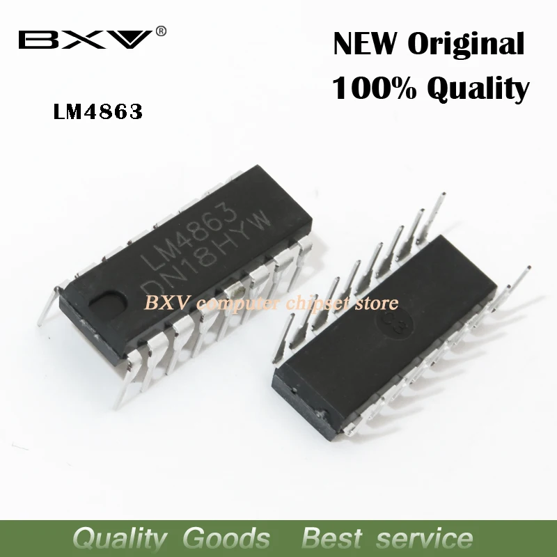 10PCS LM4863D DIP16… - image