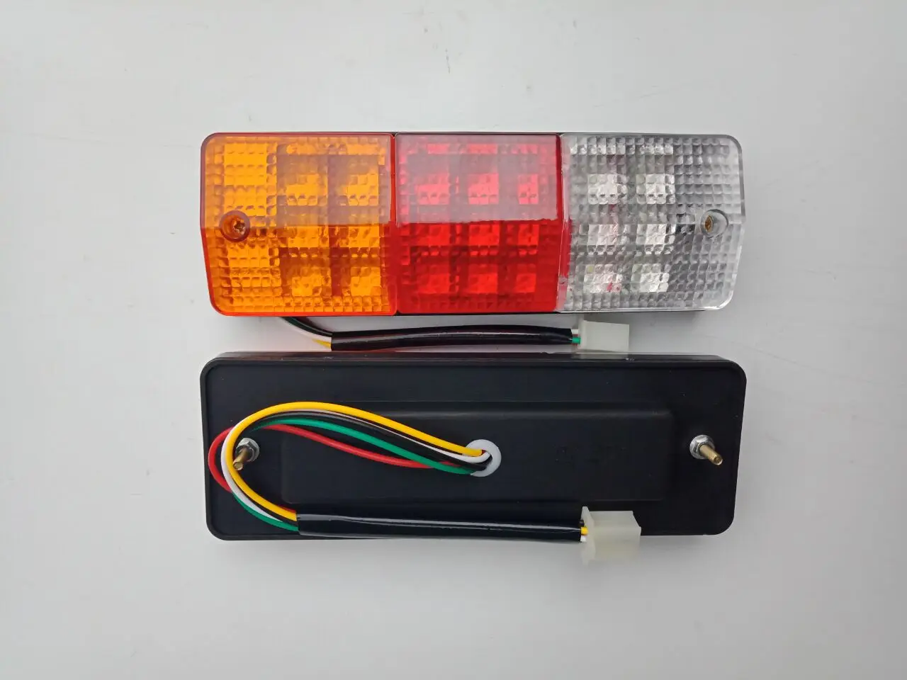 2PCS 12V48V60V Car LED Tail Light Kits 12V 24V Rear Turn Signal Lamp For RV Camper Trailer Truck Stop Light Boat Lighting