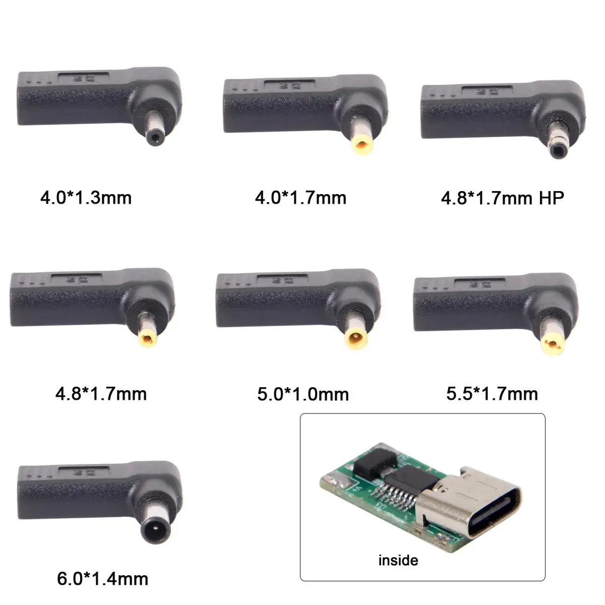 Adapter USB 3.1 typu C USB-C na DC 19 V 3,5 * 1,3 mm 7,9 * 5,4 mm PD Emulator Wyzwalacz do laptopa i tabletu