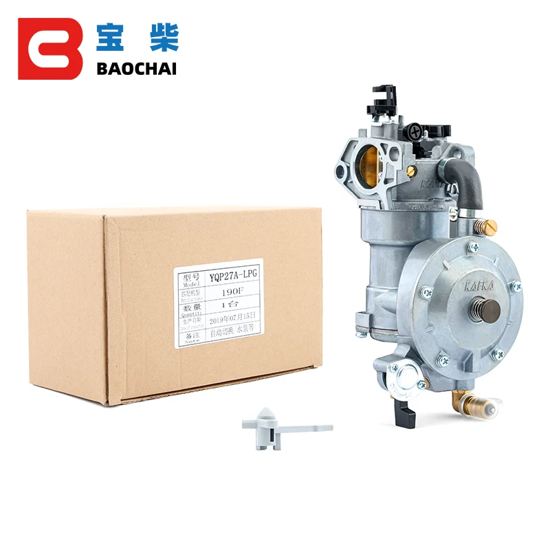 

Комплект автоматического карбюратора для сжиженного нефтяного газа в сборе GX390, водяные насосы, румпель, 5 кВт, запасные части для газового оливкового двигателя