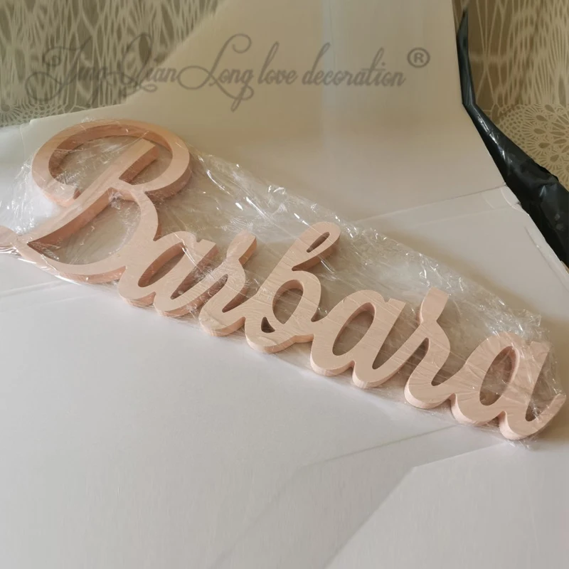 Custom Made Baby Name Sign, Children's Room Wall Decoration, Personalized Name Sign, Rustic Wedding Party, Baptism