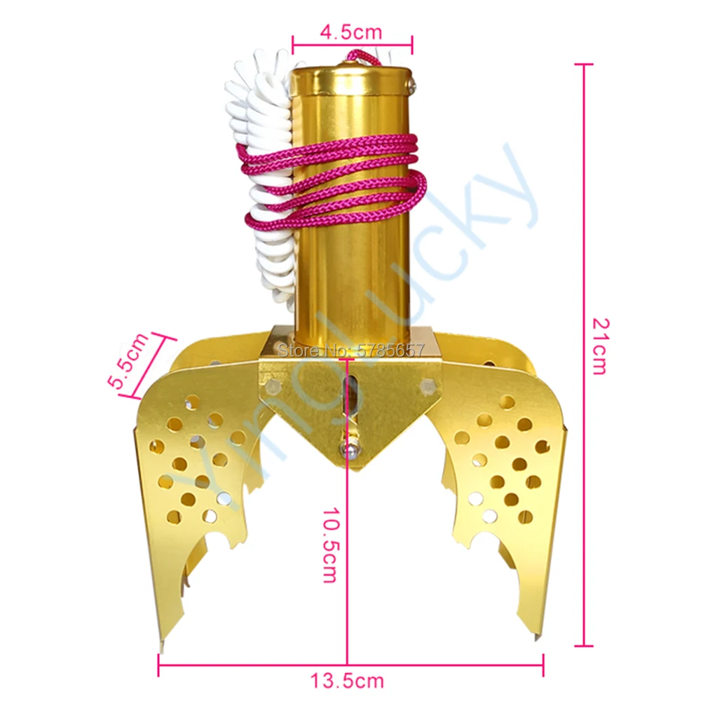 Garras da máquina dos guindastes do metal com bobinas, peças do guindaste, garra dos jogos do divertimento, apanhador dos doces, garra do conjunto