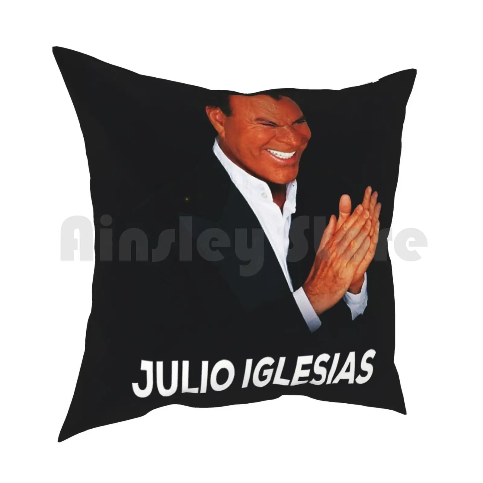 Best Art Julio Iglesias Music Band Pillow Case Printed Home Soft DIY Pillow cover Julio Iglesias Music Band Band Ojolali