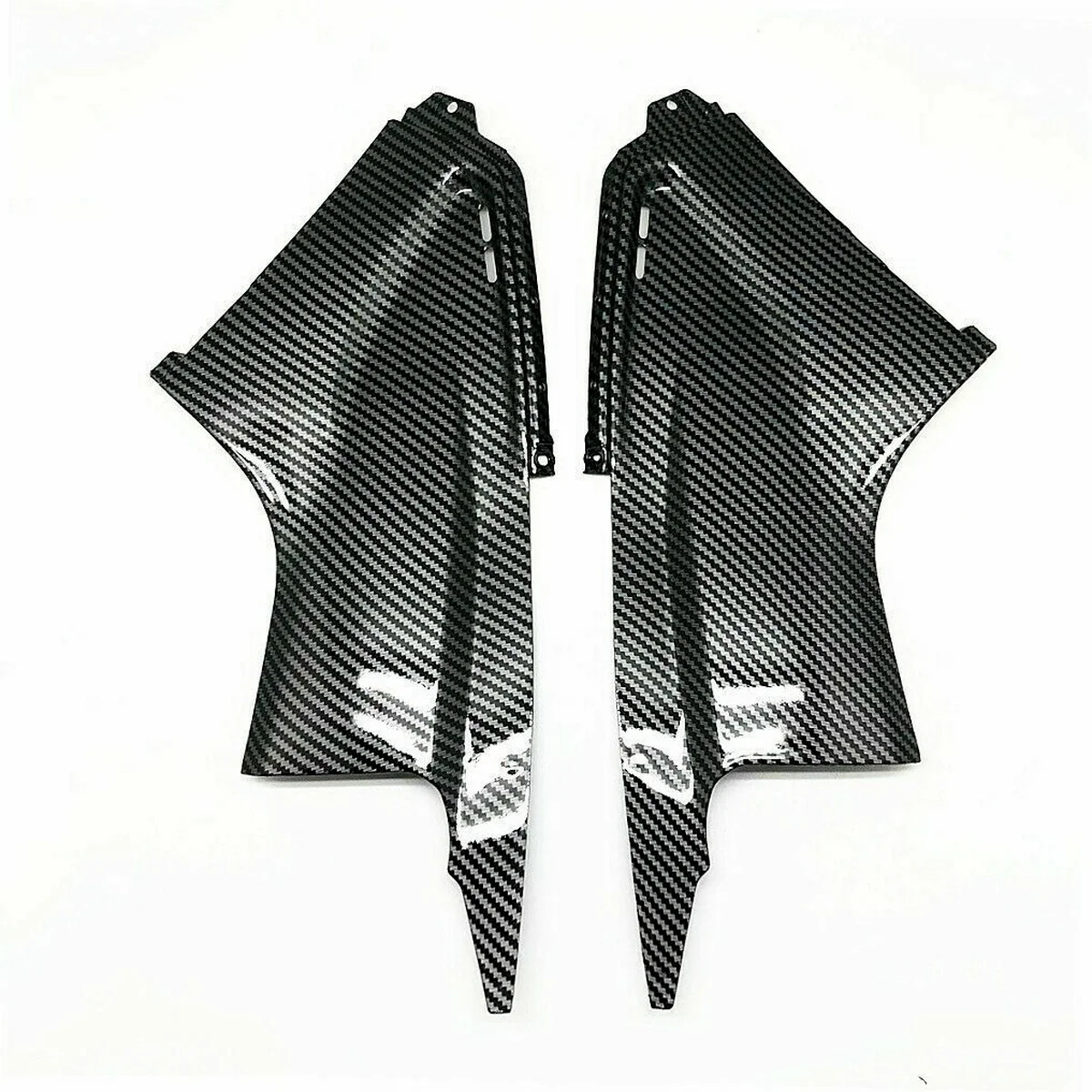 Carbon Fiber Pattern Side Air Duct Cover Fairing Insert Part for Yamaha YZF R6 2003-2005