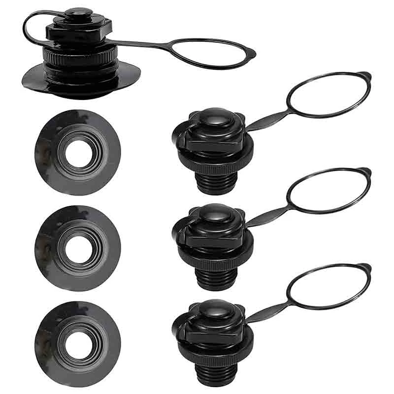 4 Piece Boston Valve Replacement Universal Air Valve for Inflatable Raft Kayak Pool Boat Replacement