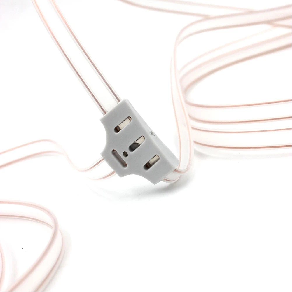 1.5M Anten Thu Cáp 300 Ohm Đa Năng T Loại Trong Suốt Nhà FM PE Stereo Đầu Thu Kèm 2 Pin Lưỡng Cực đài Phát Thanh Cáp