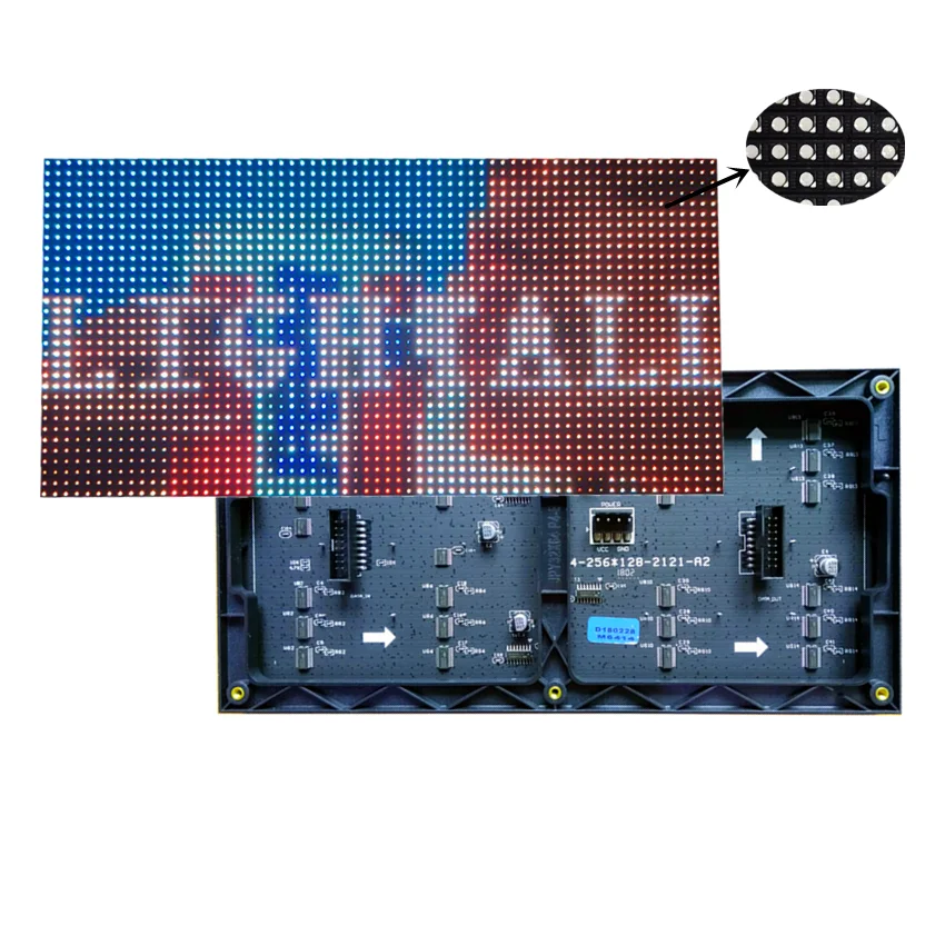 Full Color LED Matrix HD SMD2121 RGB 320x160mm 80x40Pixel Nationstar LEDs P4 Indoor LED Module