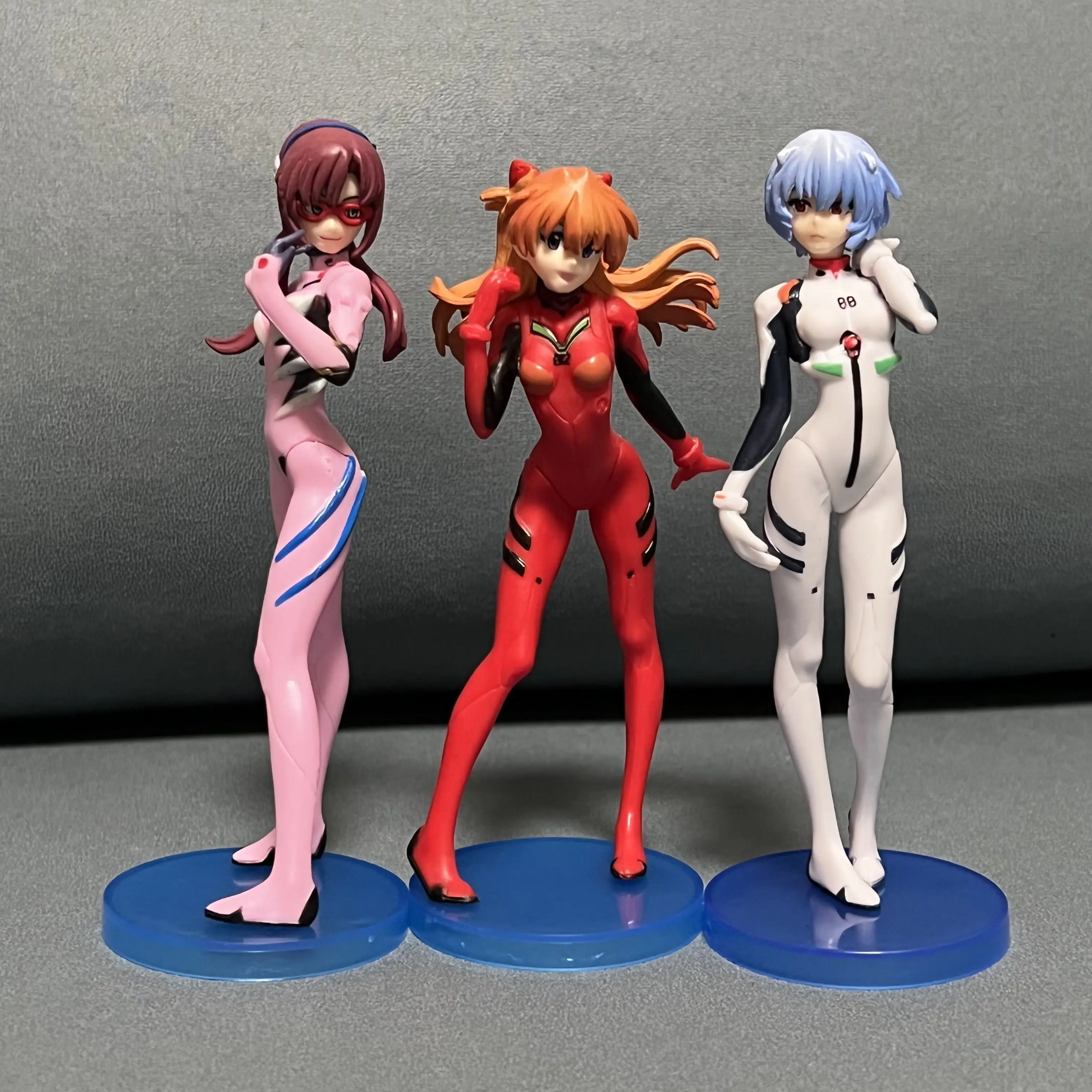 13CM Asuka Langley Soryu Ayanami Rei Genshin Impact   Evangelion Candy Toy Action Figure Parmon Toys