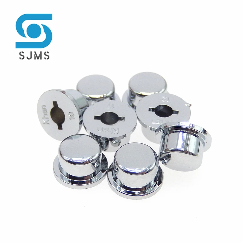 

20Pcs Silver plating Tactile Push Button Cap GJW109 Switch Button Hat 9.7*5.6mm Inner Hole 3.4mm For 6 * 6 mm Tact Micro Switch