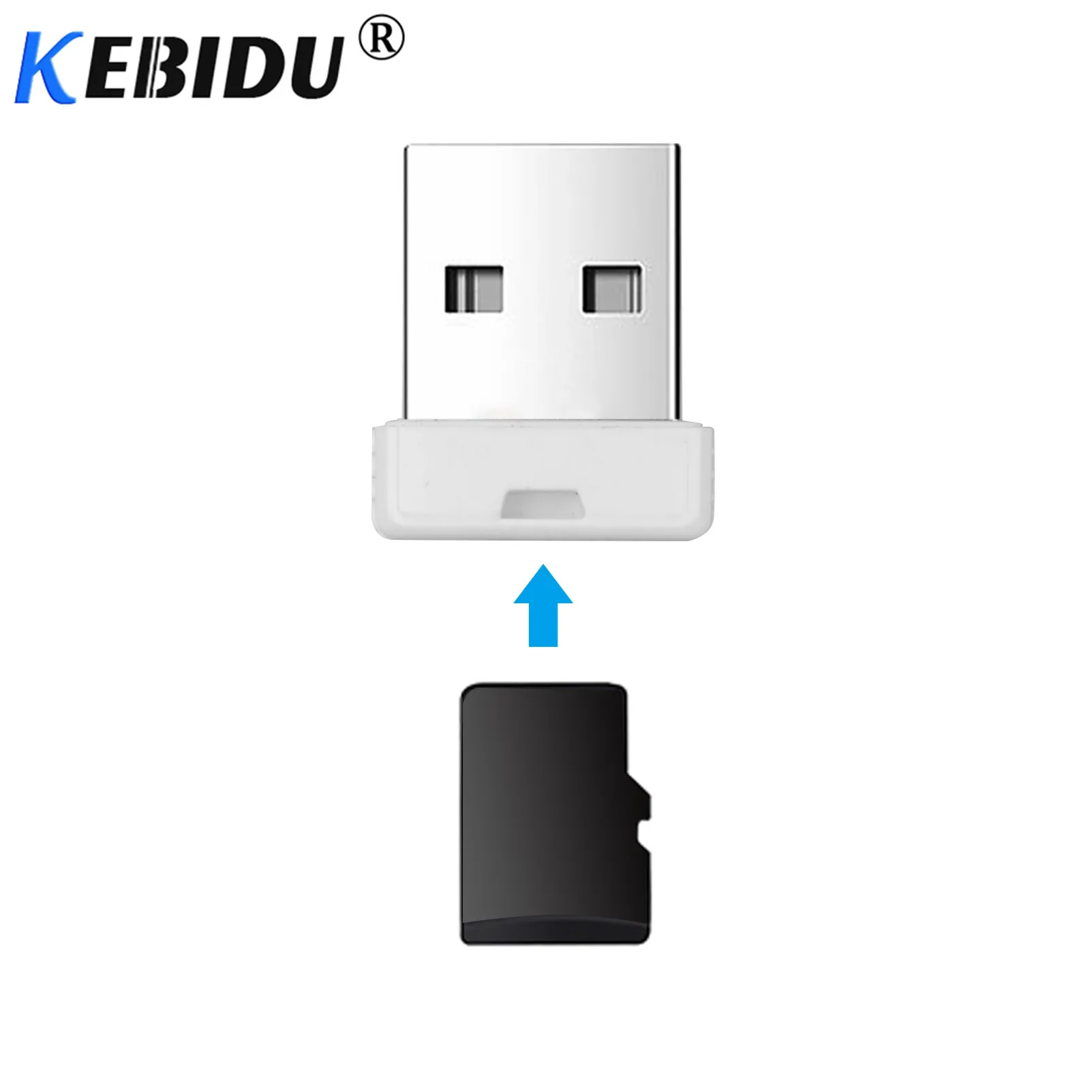 Kebidumei Mini Card Reader Super Speed USB 2.0 Mini SD/SDXC TF Card Reader Adapter High Quality Card Reader For Computer