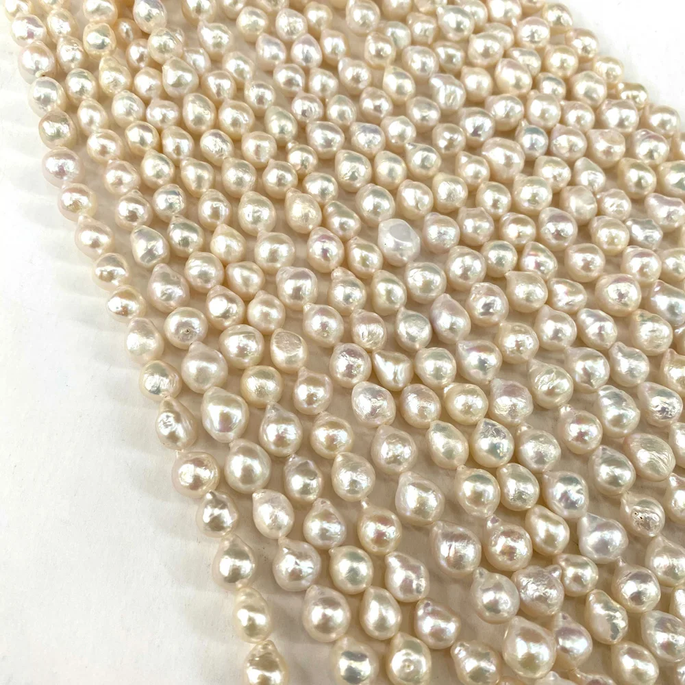 Natural Freshwater Pearl Beads Irregular Shape Baroque Punch Loose Beads For jewelry making DIY necklace bracelet accessories