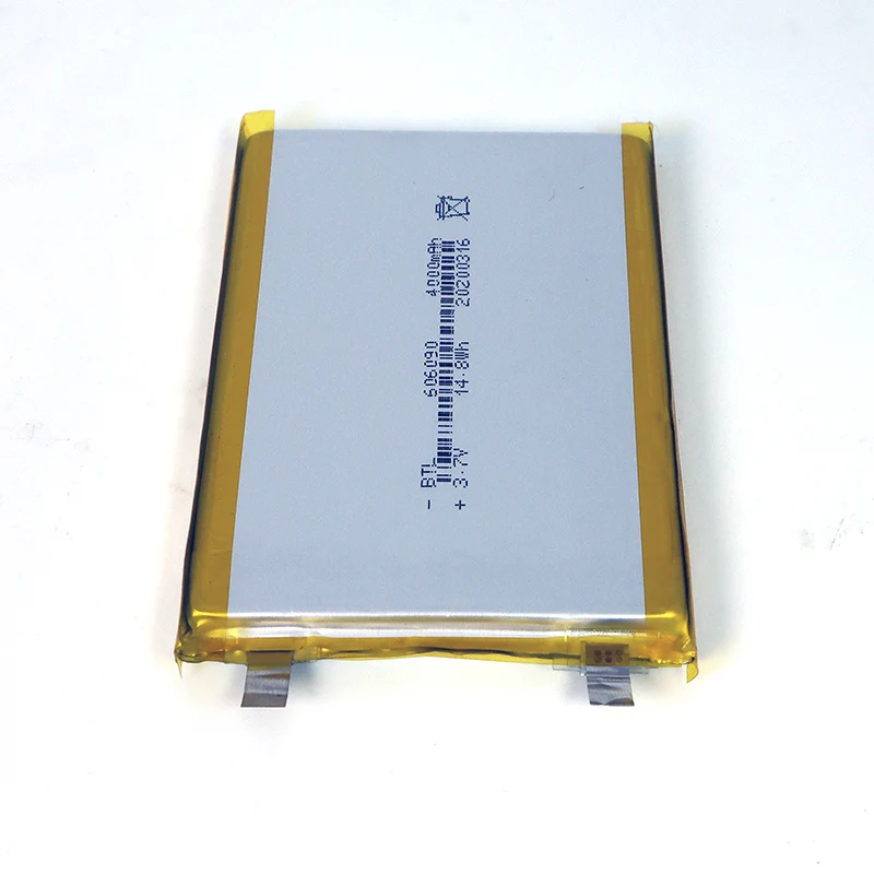 Bateria de polímero de lítio 3.7v 606090, 4000mah grande capacidade tablet computador, fonte de energia móvel baterias diy