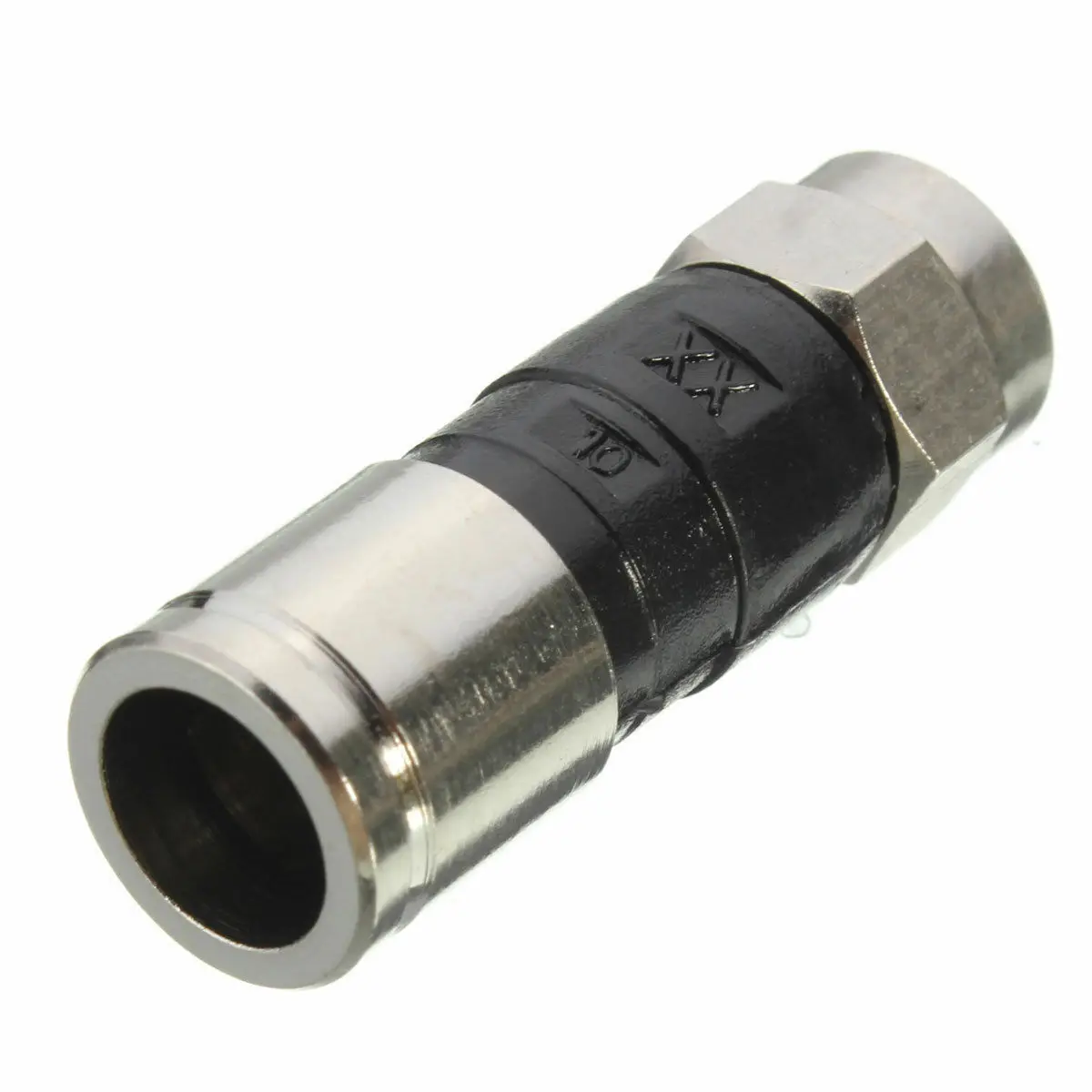 10 Pack RG6 F-Type Compression Snap Seal Plug Connector Sky Satellite Virgin Cable