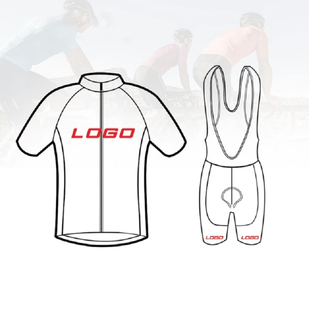 2025 uniforme De bicicleta personalizado Kit De ciclismo hombres Ropa De ciclismo DIY Jersey Ropa De Hombre uniforme De bicicleta