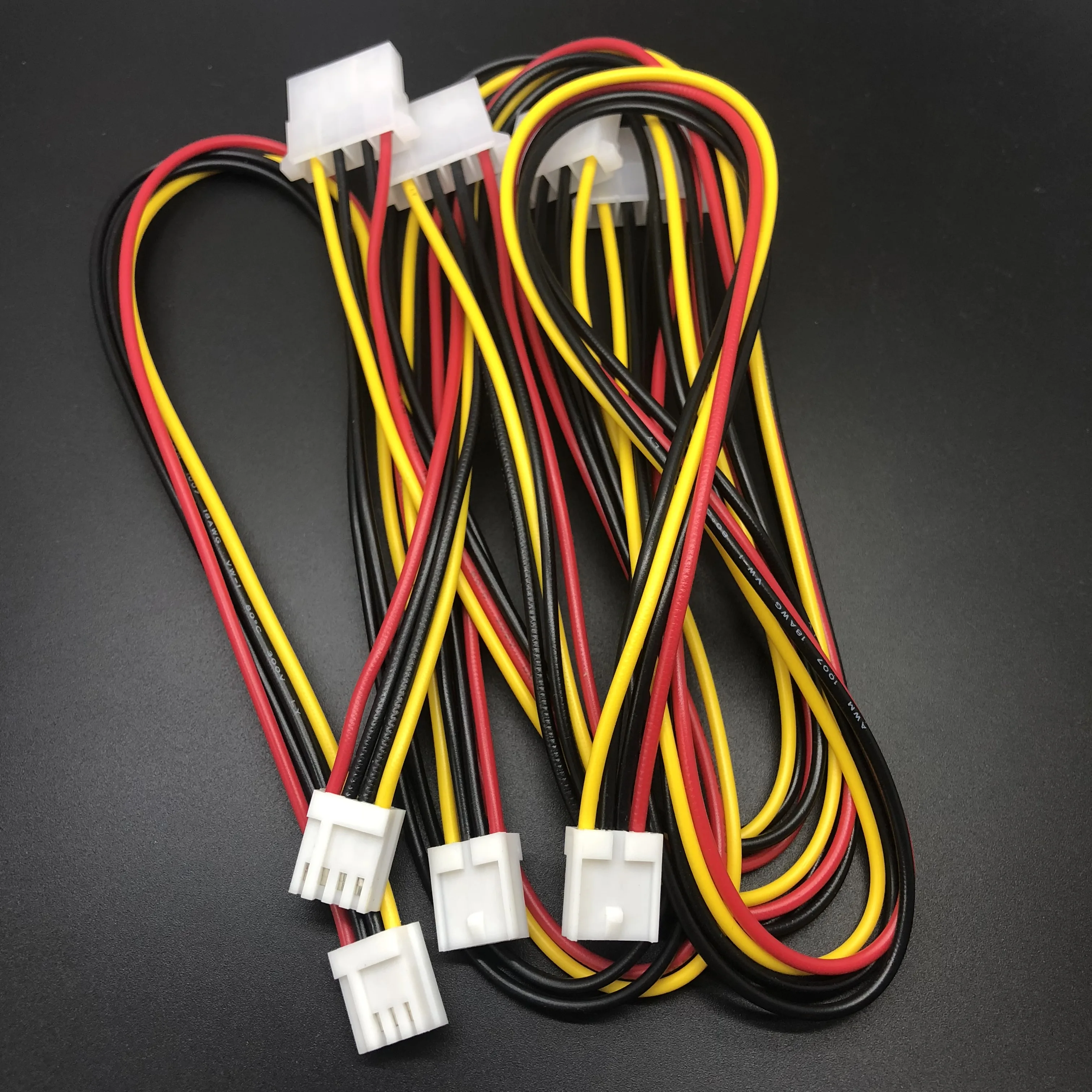 1個18AWG 4Pinモレックスideメス小さな4Pin女性2.54ミリメートル電源ケーブルフロッピードライブアダプタpcコネクタコード20/50センチメートル