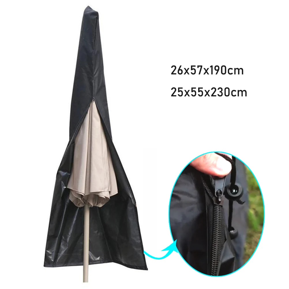 Cubierta de paraguas de protección UV impermeable, Parasol de tela Oxford voladizo, cubierta de lluvia para Patio, jardín, restaurante