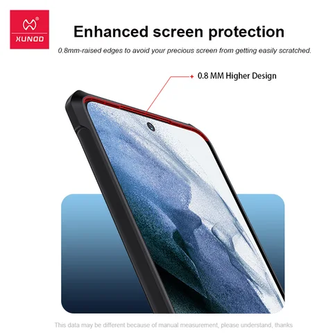Чехол Xundd для Galaxy S23 S24 S25 FE, для Samsung S20 FE S21 S22 S23 Ultra Note 20 Ultra, противоударный, с прозрачной задней панелью — фото модели