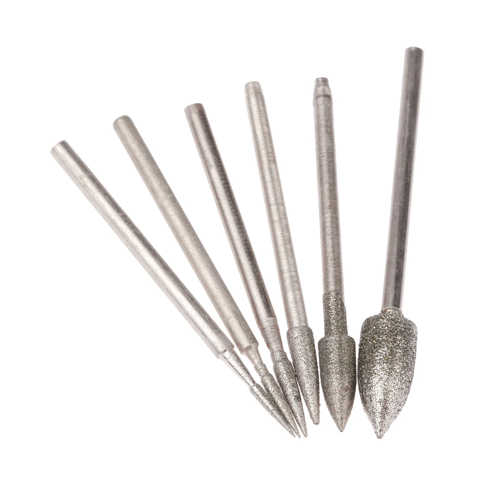 ILOVETOOL 1mm T Shape Head Diamond Grinding Bits - 3/32 Inch Shank Stone Engraving Accessories (30pcs)