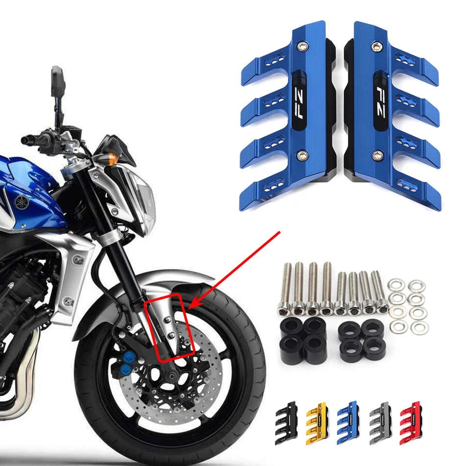 For yamaha FZ FZ8N FZ1N FZ6N FZ8 Fazer8 FZ1S FZ8S Motorcycle Mudguard Front Fork Protector Guard Front Fender Slider Accessories