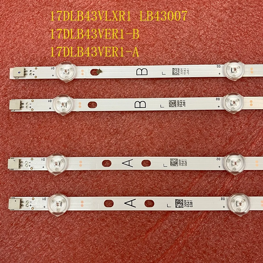 Taśma LED(4) do Panasonic TX-43E302B 43E303E Toshiba 43L3863DB 43L3863DG Hitachi 43HB26T72U 43HB6T62H 17DLB43VER1-A B