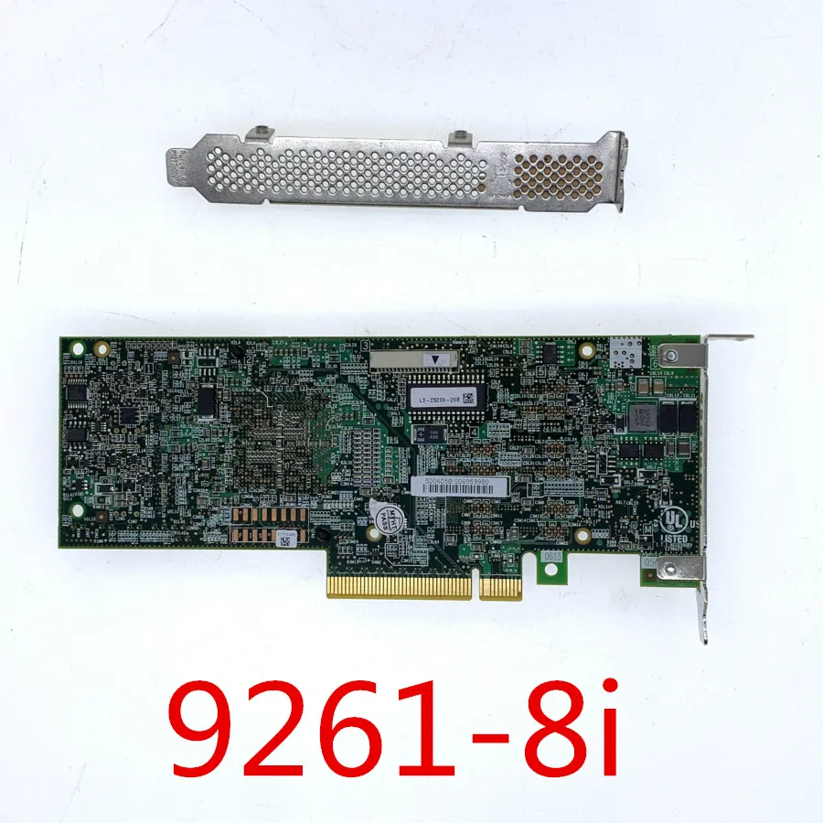 Tarjeta controladora LSI MegaRAID SAS 9261-8i, 8 puertos, 512MB, caché SFF8087, 6Gb, raid0.1.5. 6 PCI-E 2,0 X8